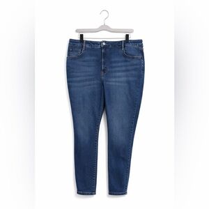 Nine West Plus Size 20W Skinny Crop Jeans Stretch Flattering Curvy Denim